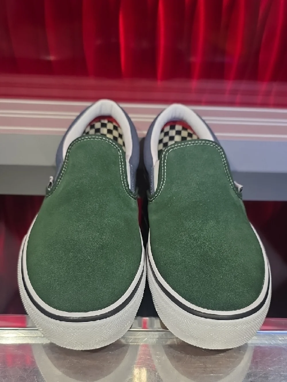 Vans Skate Slip-On Mountain View Green Blue Men’s 11.5 Women’s 13